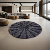 Faux Fur Round Rugs for Bedroom Decor Fluffy Area Rugs for Living Room, Washable Rug Decor