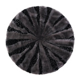 Faux Fur Round Rugs for Bedroom Decor Fluffy Area Rugs for Living Room, Washable Rug Decor