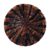 Faux Fur Round Rugs for Bedroom Decor Fluffy Area Rugs for Living Room, Washable Rug Decor