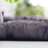 Faux Fur Round Rugs for Bedroom Decor Fluffy Area Rugs for Living Room, Washable Rug Decor