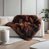 Faux Fur Throw Blanket Super Soft and Cozy Plush Blanket for Bed and Couch, All Season Blanket for Home Decor