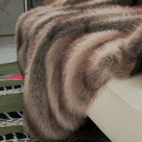 inchgrass Faux Fur Throw Blanket, Super Soft and Cozy Plush Blanket for Bed and Couch, All Season Blanket for Home Decor