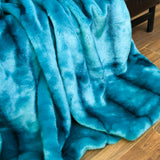 Ingrass Faux Fur Blanket Fifth Avenue Fifth Avenue Manhattan New York United States Tiffany Blue Luxury Style Faux Fur Blanket, Super Soft and Comfortable 150X200CM