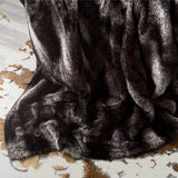 Inchgrass Luxury Faux Mink Fur Throw Blanket 50"x60" Decoration for Couch Sofa Decor Bedding Room (New York)…