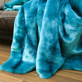 Ingrass Faux Fur Blanket Fifth Avenue Fifth Avenue Manhattan New York United States Tiffany Blue Luxury Style Faux Fur Blanket, Super Soft and Comfortable 150X200CM