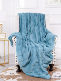 Inchgrass Luxury Faux Fur Throw Blanket for Couch Bedding Decoration Room Sofa