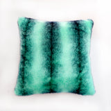 Inchgrass Tiffany Blue Faux Fur Throw Pillow Case Cushion Cover Luxury Soft Decorative Cushion Cover Plush Pillow Case Suitable for Bed/Sofa, 18x18 inches