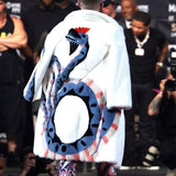 UFC Conor Conor McGrace champion debuts the same style of Western dragon faux fur arrogant domineering coat